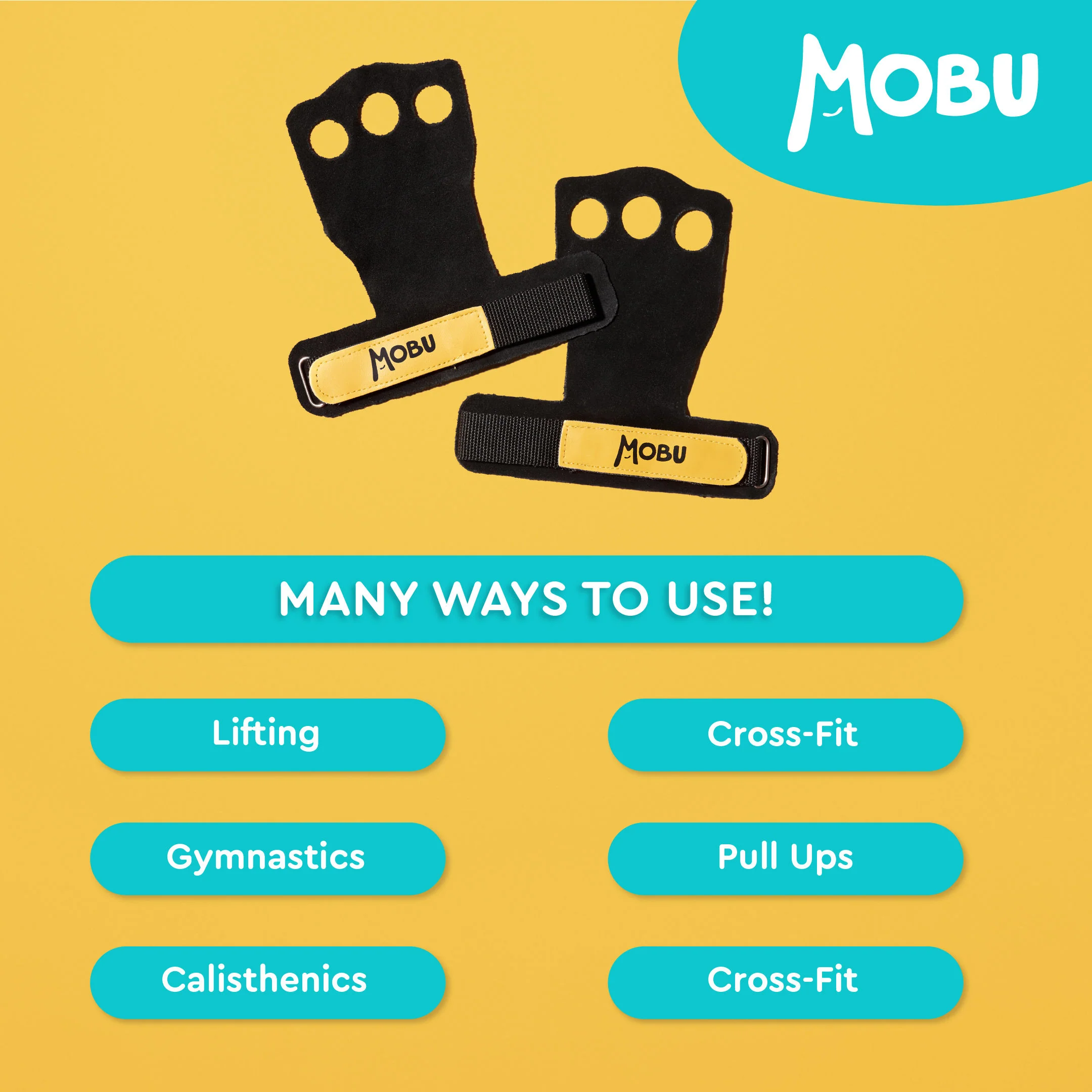 3 Finger Pull Up Hand Grips - Crossfit & Gymnastics - Image 5