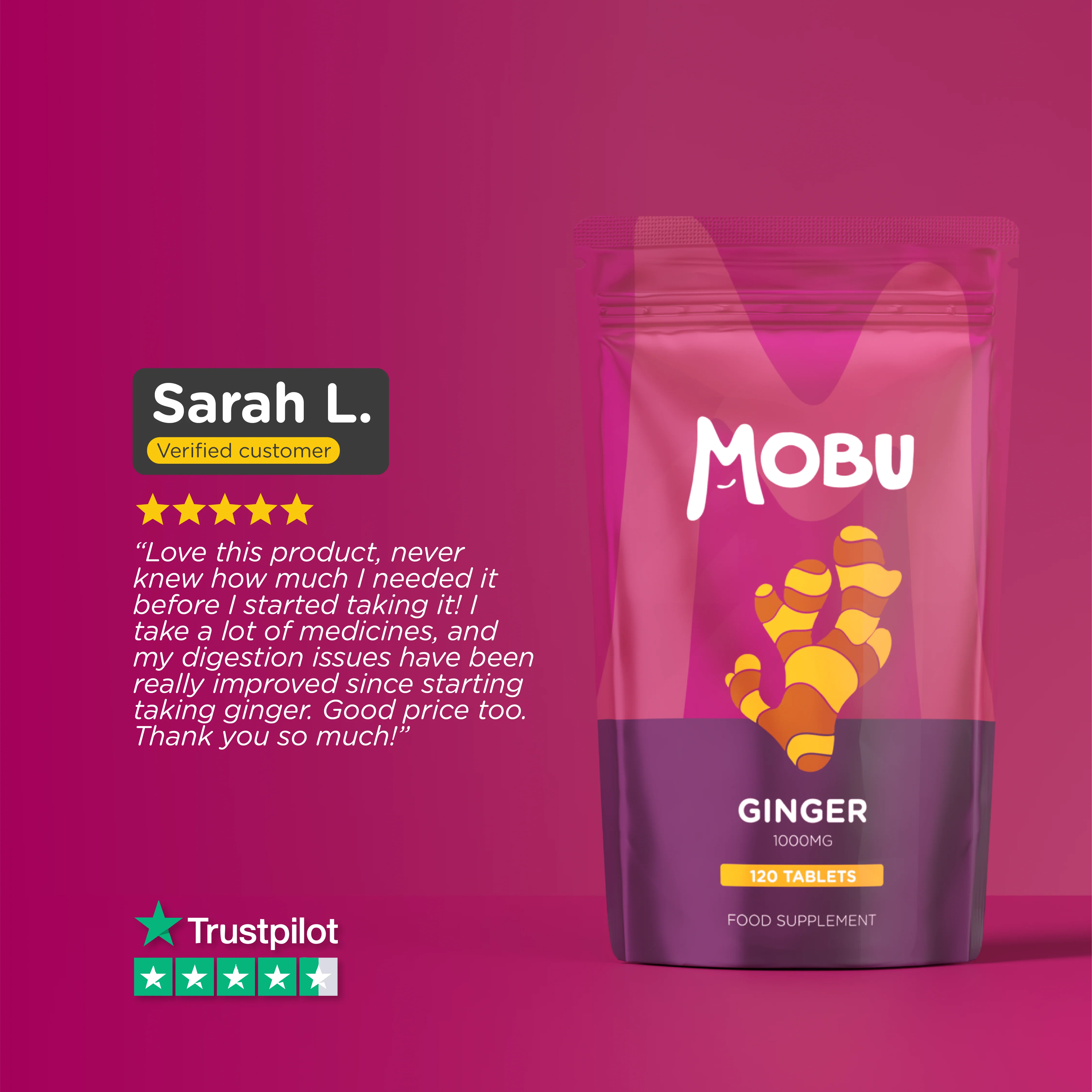 Ginger Root 1000mg - Image 6