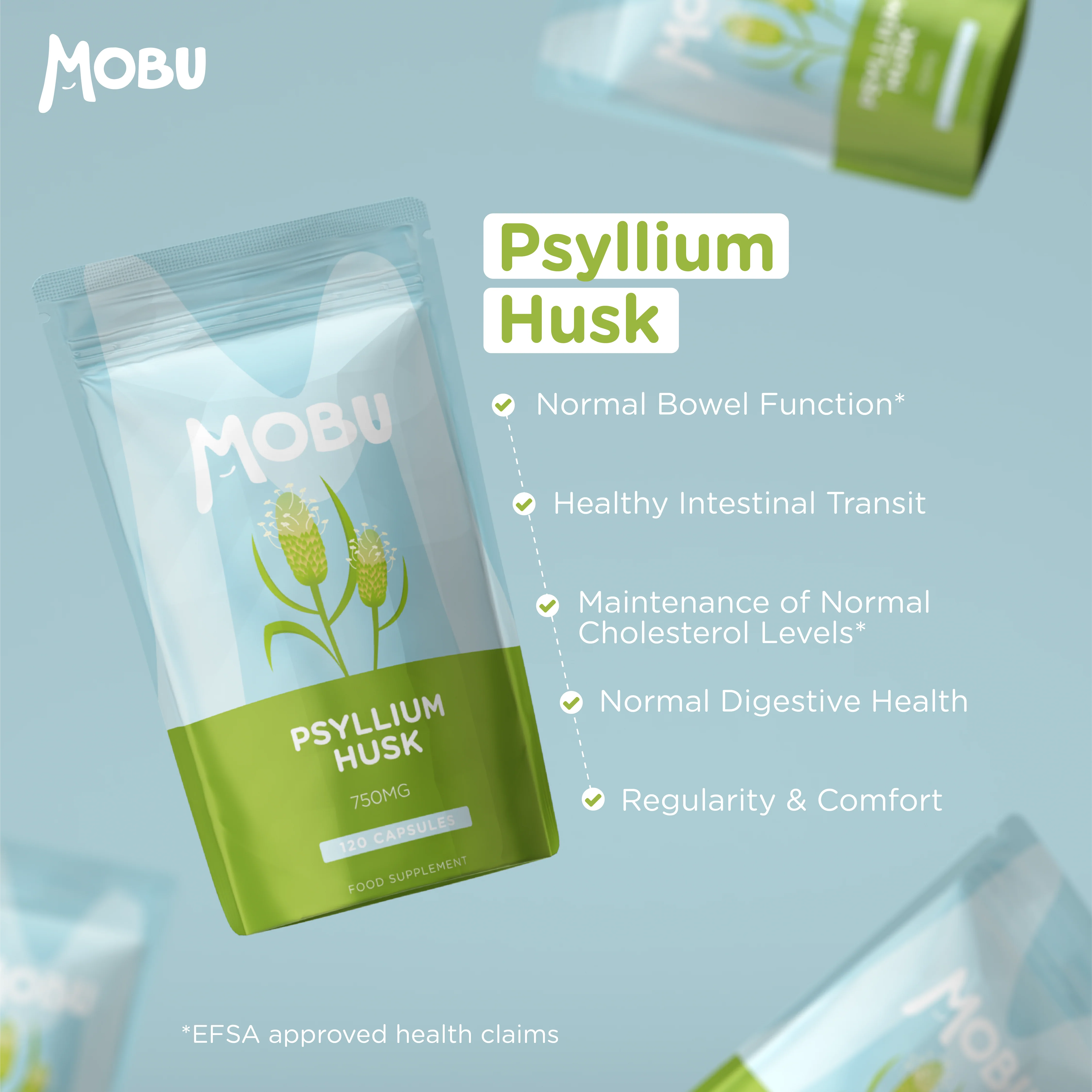 Psyllium Husk 750mg - Image 3