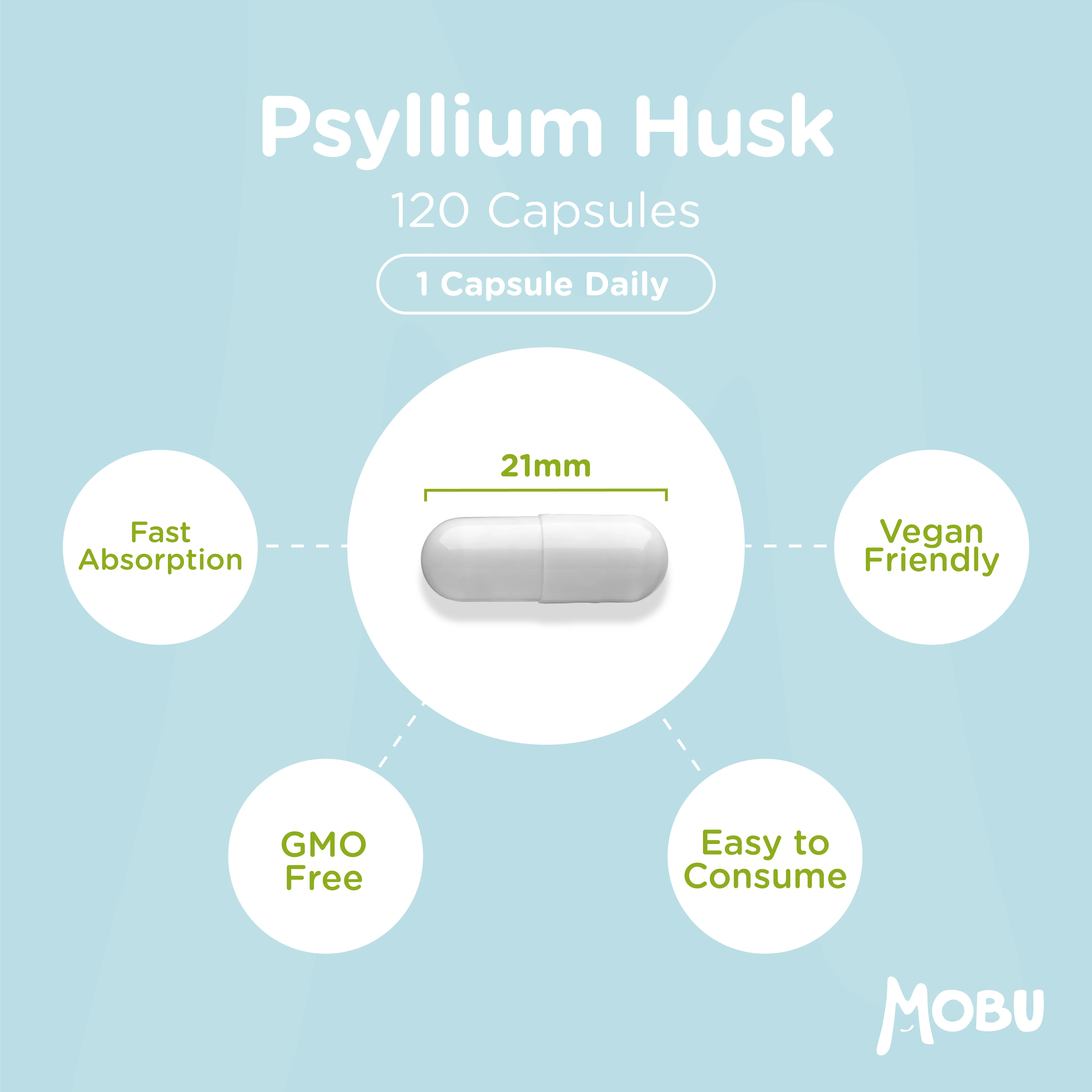 Psyllium Husk 750mg - Image 5