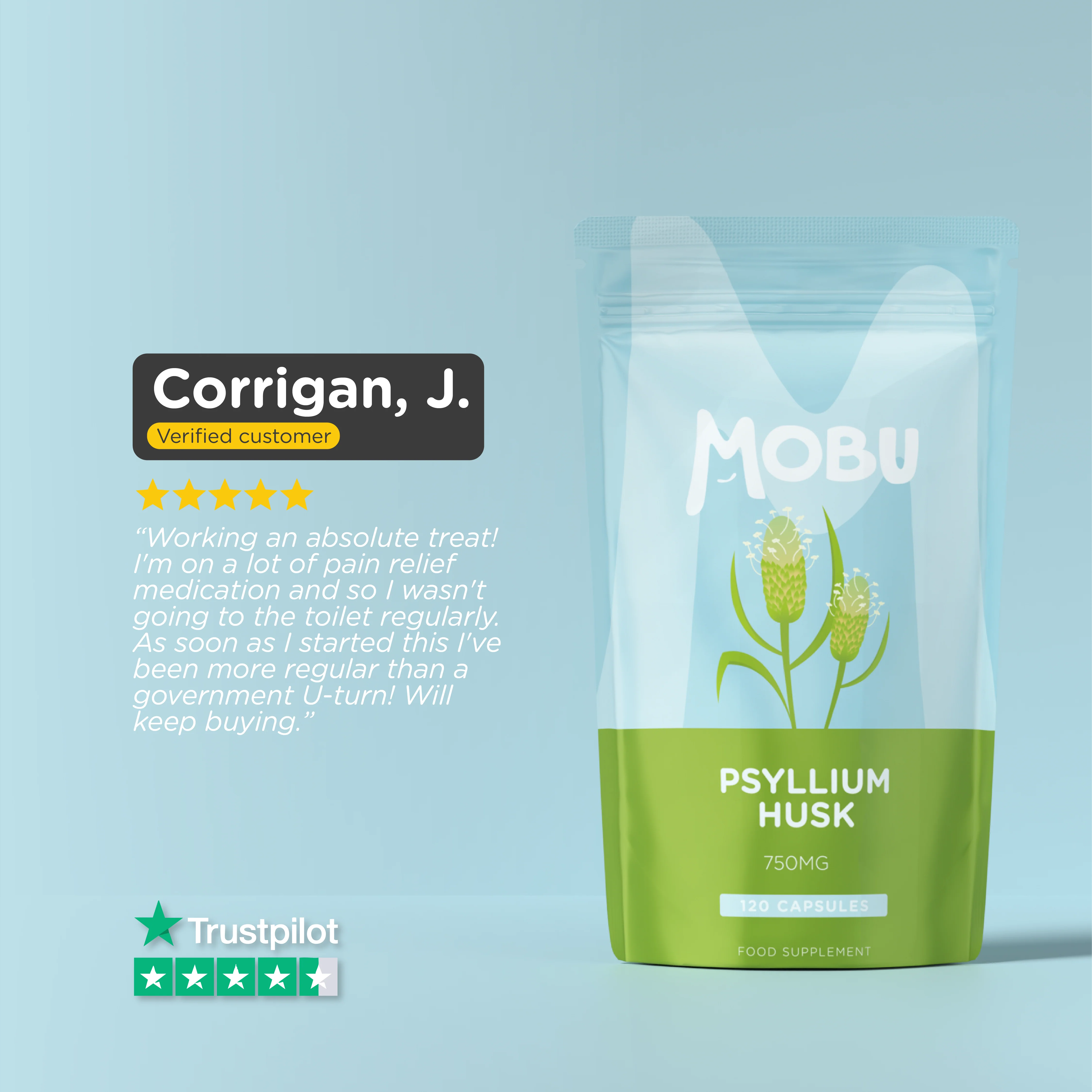 Psyllium Husk 750mg - Image 7