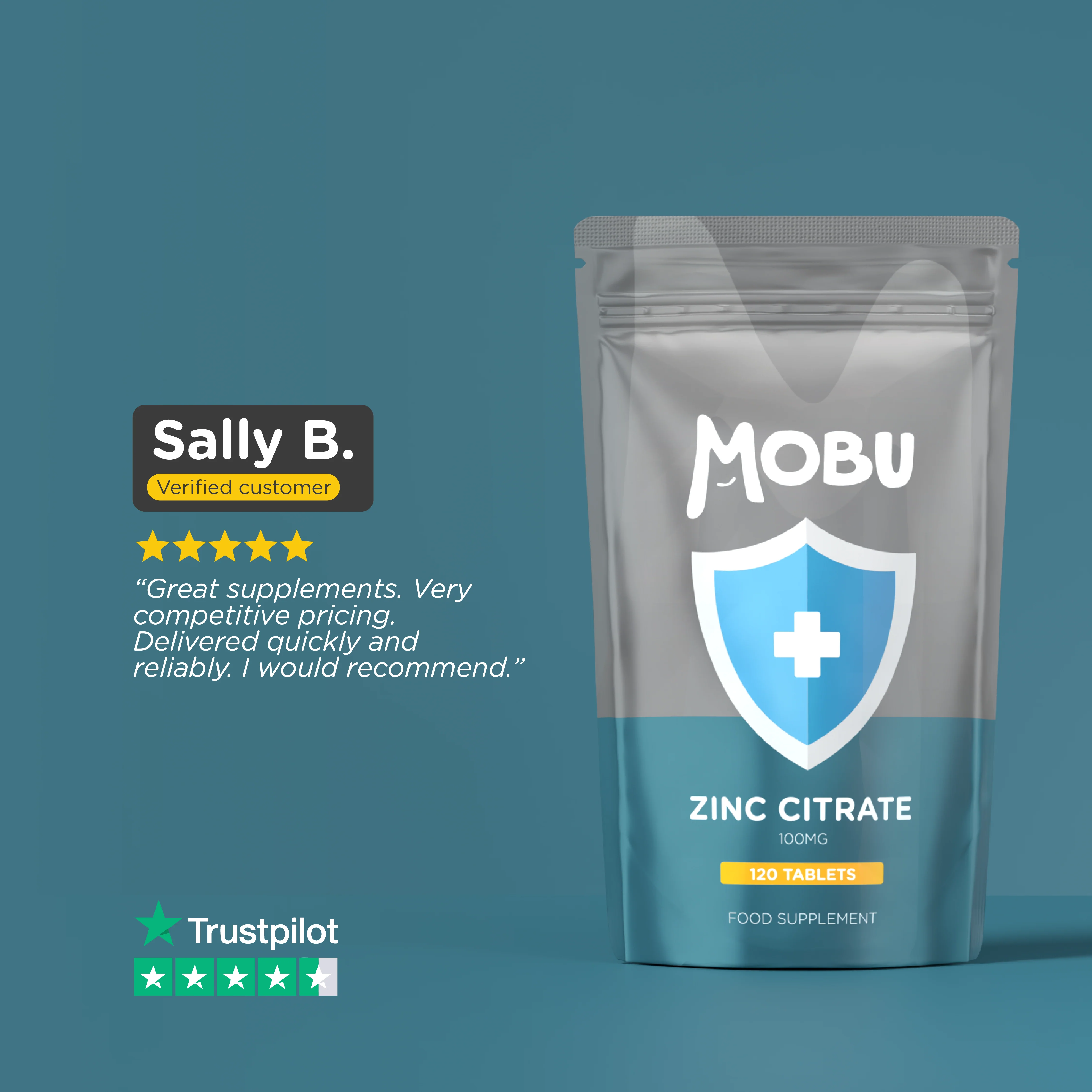 Zinc Citrate 100mg - Image 6